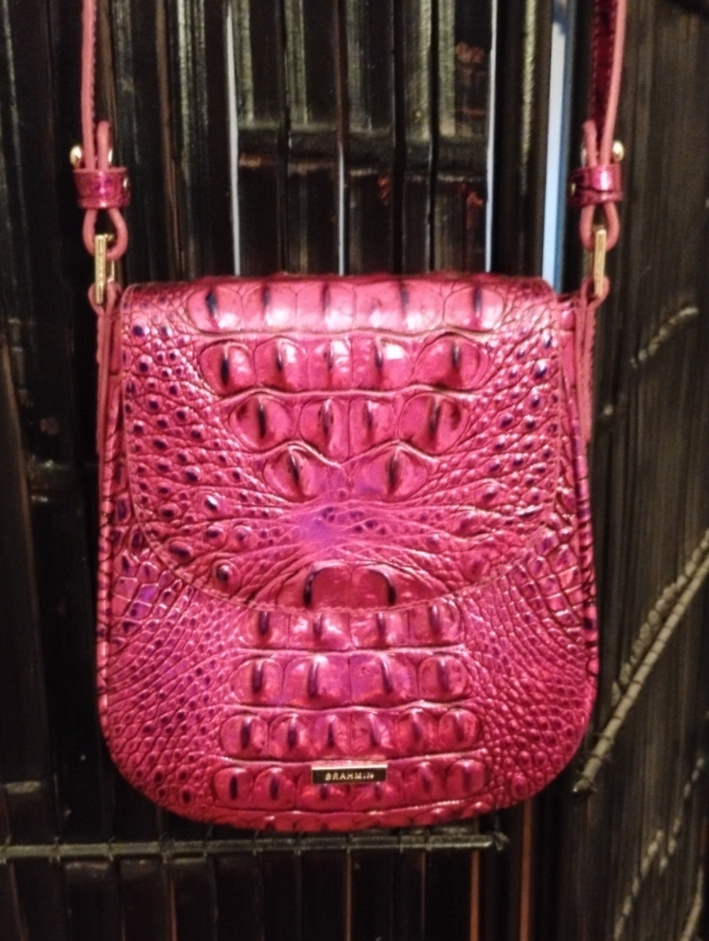 Brahmin Voltage Violet Crossbody Bag